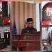Bupati Kepulauan Talaud, Welly Titah saat menhadiri rapat paripurna.