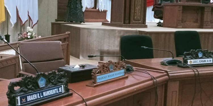 Vonny Paat Soroti Anggota Banggar Mangkir Bahas KUA-PPAS 2027, Papan Nama BW Terpampang di Kursi Kosong