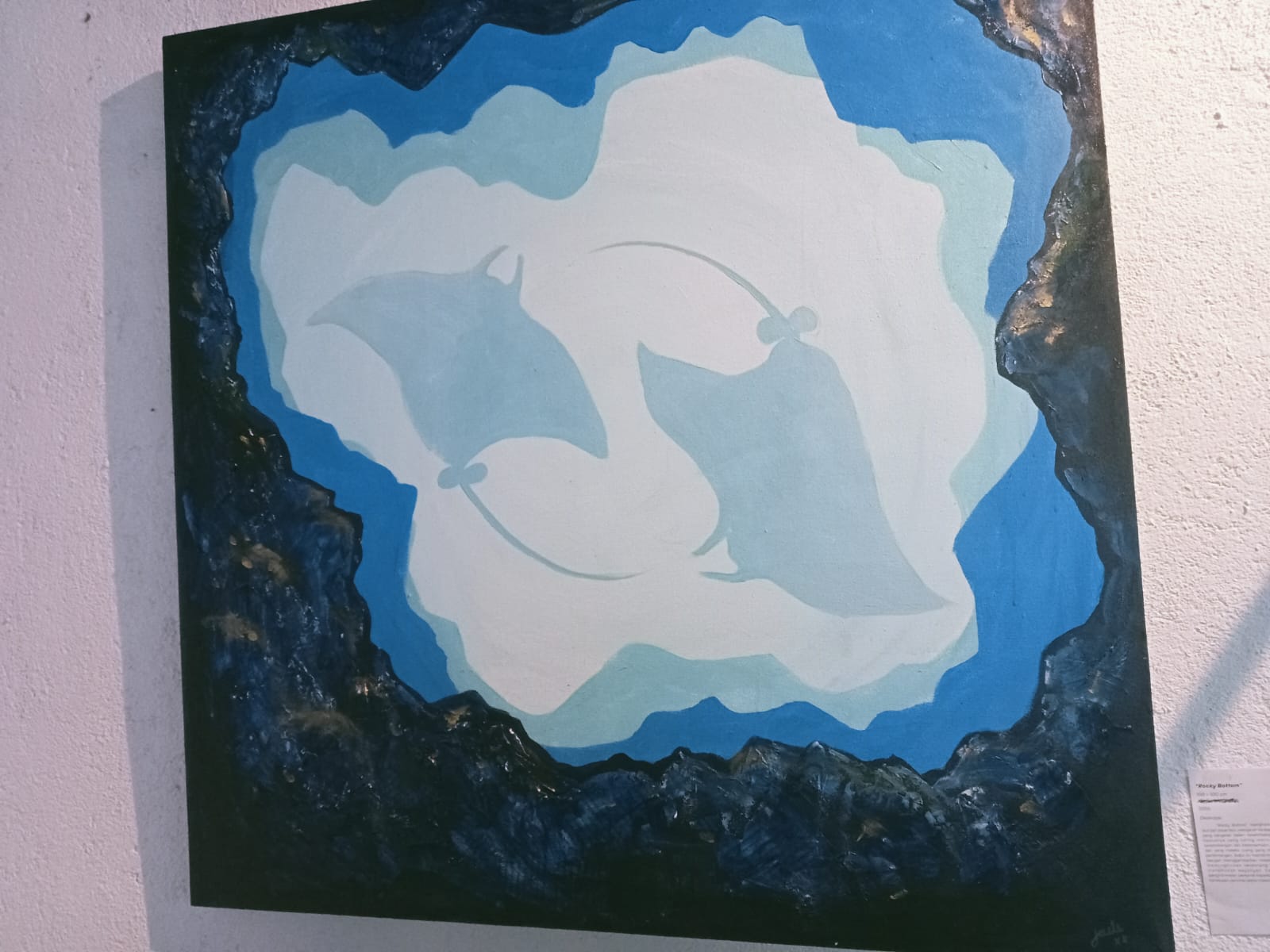 Karya berjudul: “Rocky Bottom”. (Foto : Meikel/ Barta)