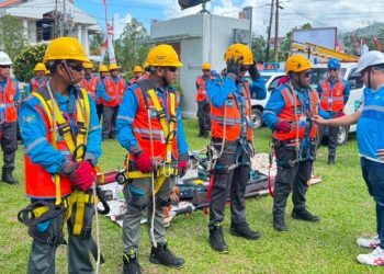 Petugas lapangan PLN siap mengawal pelaksanaan peringatan HUT Kemerdekaan RI 17 Agustus 2026. (foto: Humas PLN)