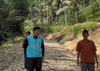 Program TJSL PT PLN menghadirkan jalan tani di Gorontalo. (foto: Humas PLN)