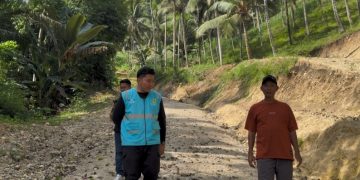 Program TJSL PT PLN menghadirkan jalan tani di Gorontalo. (foto: Humas PLN)