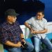 Plt. Bupati Sitaro. Heronimus Makainas bersama penulis.