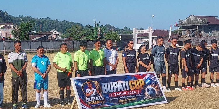 Adu Skill Makainas vs Mauboy di Laga Pembuka Bupati Sitaro Cup 2026