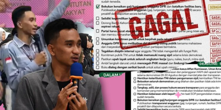Deadline 17+8 Tuntutan Rakyat Terlewati, Satrio Lasimpala: Janji Pemerintah dan DPR Harus Ditagih