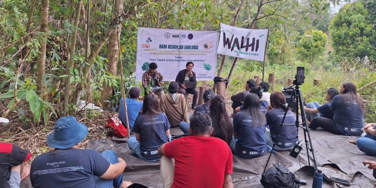 WALHI Sulut Rayakan Hari Keadilan Ekologis di Mahawu, Serukan Perlindungan Ruang Hidup