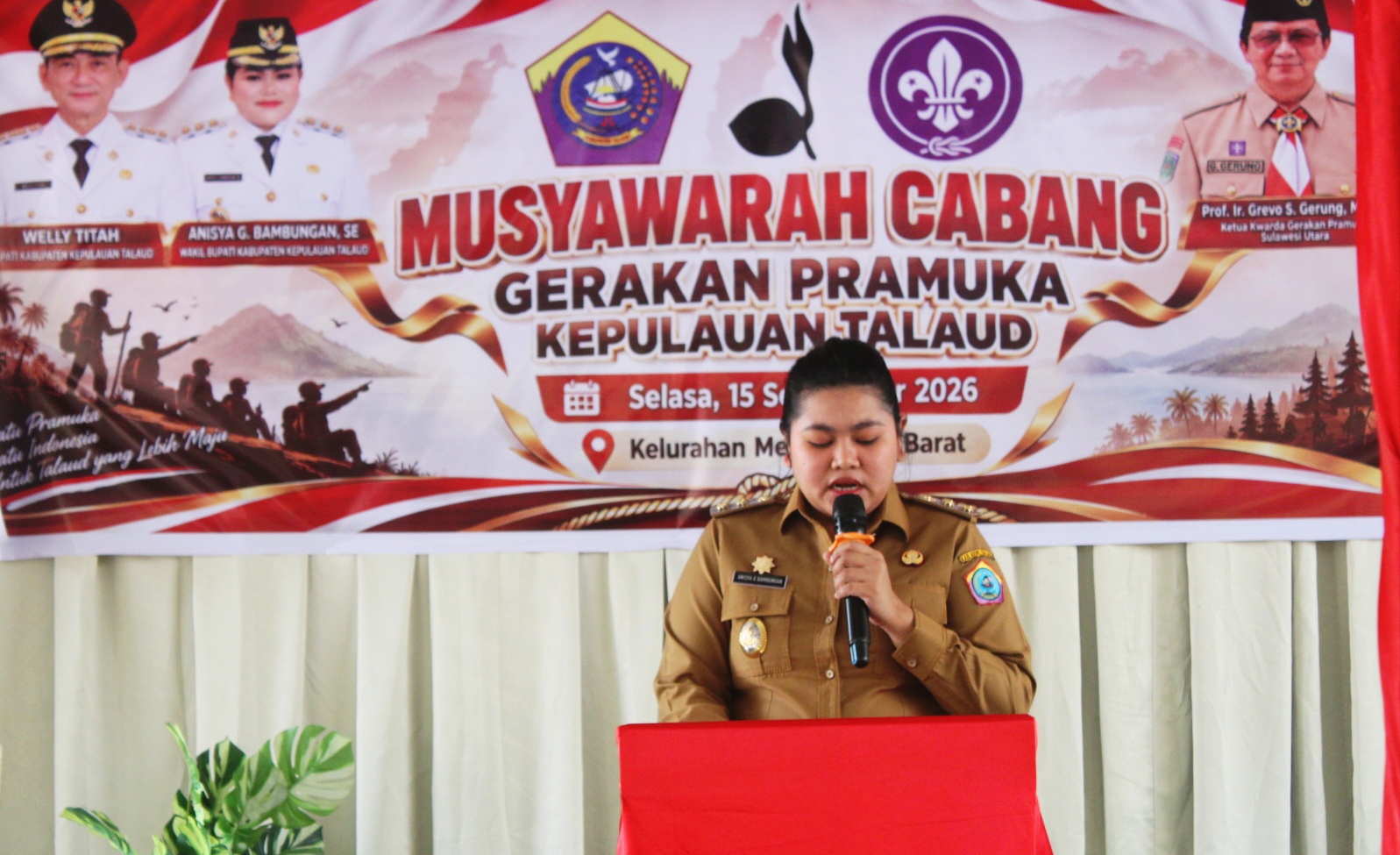 Wakil Bupati Kepulauan Talaud, Anisya Gretsya Bambungan, SE 