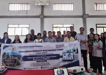 Polimdo Dorong Digitalisasi Kearsipan Desa Senduk, Aparatur Dilatih Kelola Arsip Lebih Tertib
