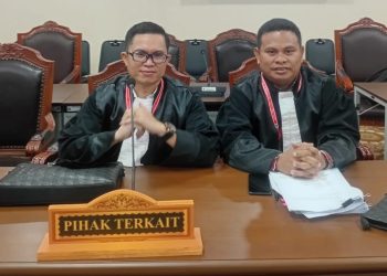 Vanderik Wailan, SH dan Mardianto Bungangu, SH