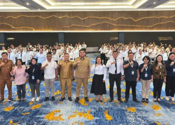 Foto: Wakil Bupati Sangihe Tendris Bulahari membuka Pelatihan BCKS bagi 104 guru. (Dok. Istimewa)