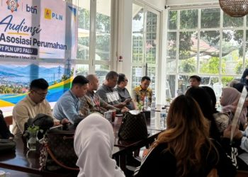 Audiensi bersama APERSI Sulawesi Tengah dan PT Bank Tabungan Negara Cabang Palu. (foto: Humas PLN)