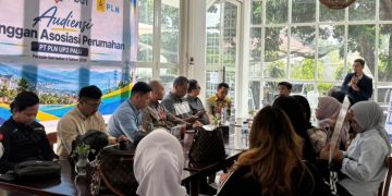 Audiensi bersama APERSI Sulawesi Tengah dan PT Bank Tabungan Negara Cabang Palu. (foto: Humas PLN)