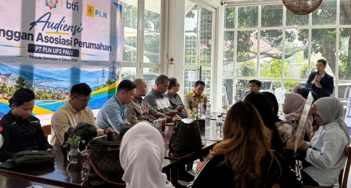 Audiensi bersama APERSI Sulawesi Tengah dan PT Bank Tabungan Negara Cabang Palu. (foto: Humas PLN)