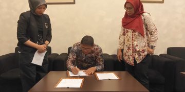 Plt Bupati Sitaro Tandatangani Pakta Integritas Percepatan RDTR Region II