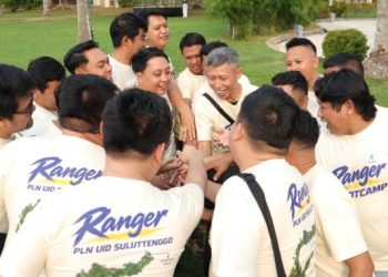 Kegiatan Ranger Bootcamp sebagai upaya strategis memperkuat kapabilitas dan karakter kepemimpinan di lingkungan PLN. (foto: Humas PLN)