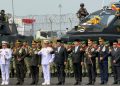 PLN menjaga suplai listrik tetap stabil saat Upacara Peringatan Hari Ulang Tahun ke-81 TNI. (foto: Humas PLN)