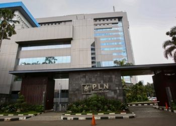 Tampilan Gedung PLN Kantor Pusat di daerah Kebayoran Baru Jakarta Selatan. (foto: Humas PLN)