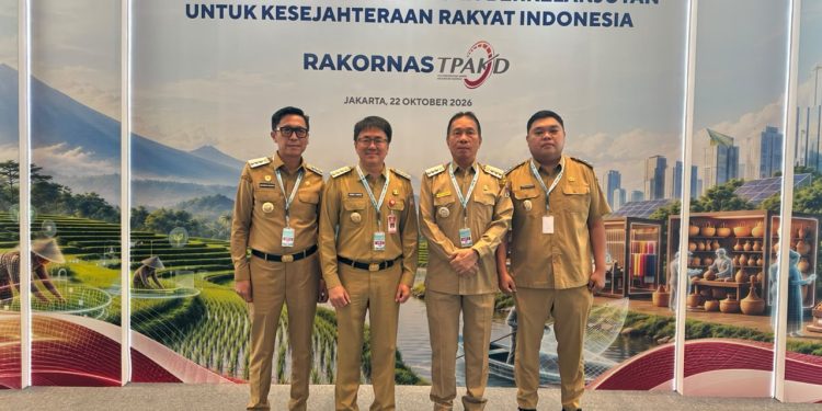 Foto: Wakil Bupati Kepulauan Sangihe Tendris Bulahari menghadiri Rakornas TPAKD 2026 di Jakarta untuk memperkuat akses keuangan dan pembiayaan bagi masyarakat serta pelaku UMKM. (Dok. Istimewa)